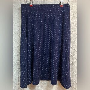 Lands’ End Small Polka Dot Skirt